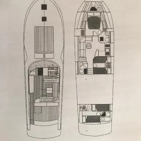 Hotel na wodzie Bellissima Imbarcazione Accogliente E Spaziosa. *